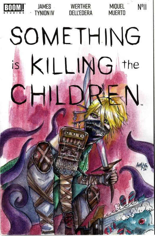 Something is Killing the Children Issue 11 blank cover sketch