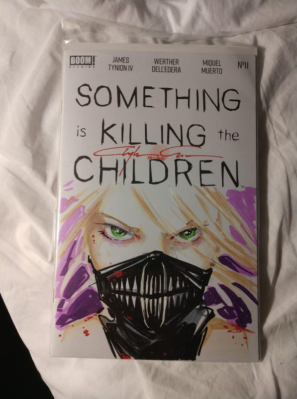 Something is Killing the Children Issue 11 blank cover sketch