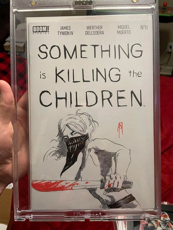 Something is Killing the Children Issue 11 blank cover sketch