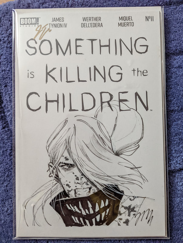 Something is Killing the Children Issue 11 blank cover sketch