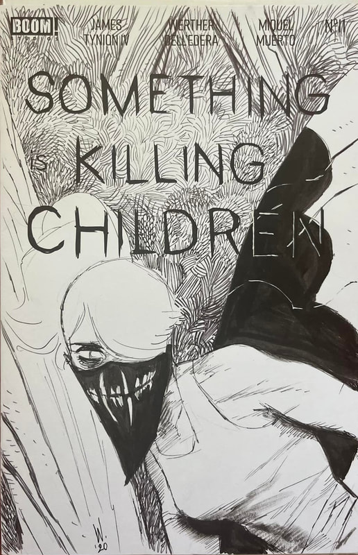 Something is Killing the Children Issue 11 blank cover sketch