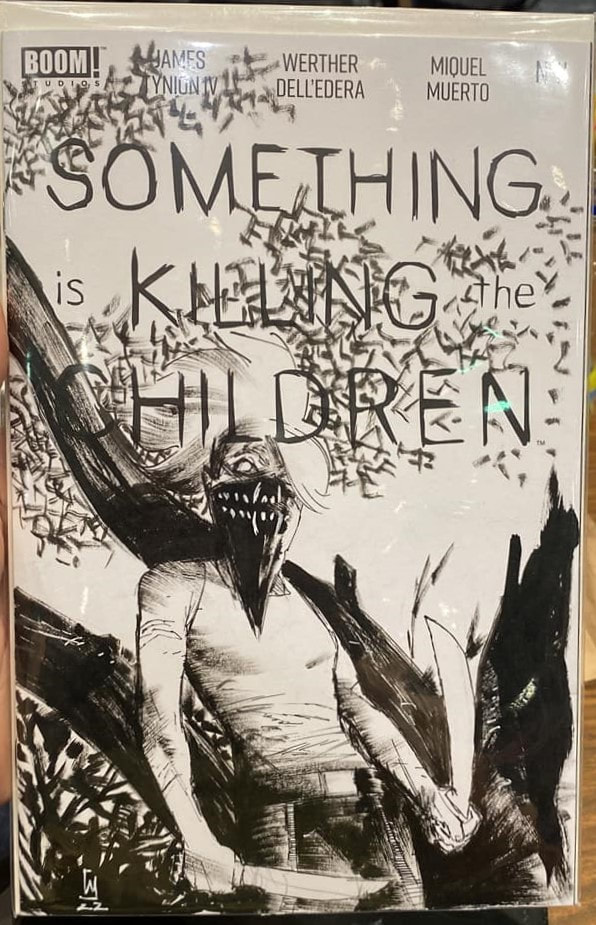 Something is Killing the Children Issue 11 blank cover sketch